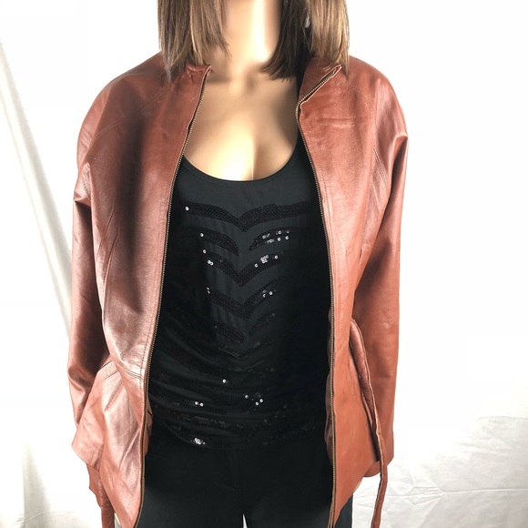💋Genuine Leather Jacket - Picture 4 of 6